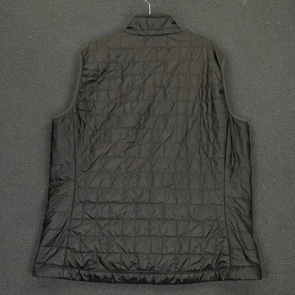 Patagonia Nano Puff Vest Mens XL Dark Gray Quilted Insulated Full Zip 84242